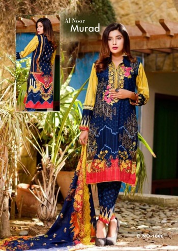 Om Fab Al Noor Murad cotton pakistani Dress wholesale Price