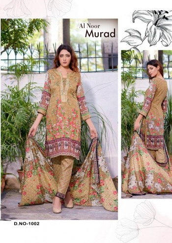 Om Fab Al Noor Murad cotton pakistani Dress wholesale Price