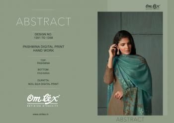 Omtex Abstract Pashmina Hand work Salwar Kameez wholesaler