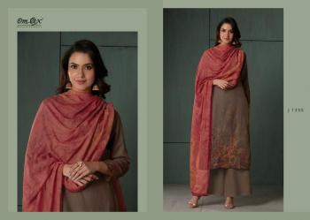 Omtex Abstract Pashmina Hand work Salwar Kameez wholesaler