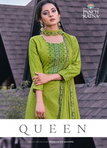 Panch ratna Queen Soft Cotton Suits Wholesaler