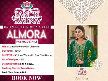 Panchratna Almora Jam Silk salwar Kameez wholesaler