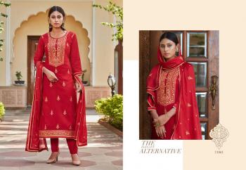 Panchratna Almora Jam Silk salwar Kameez wholesaler