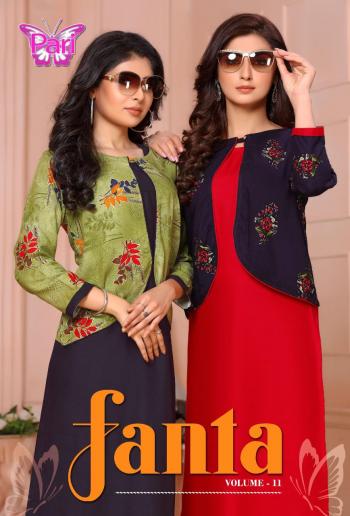 Pari Fanta vol 11 kurtis with koti Catalog