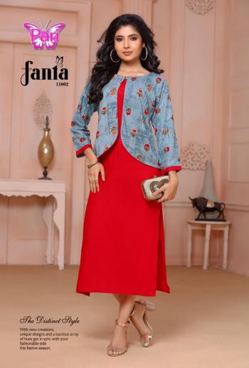 Pari Fanta vol 11 kurtis with koti Catalog