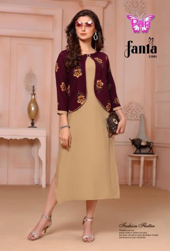 Pari Fanta vol 11 kurtis with koti Catalog