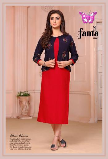 Pari Fanta vol 11 kurtis with koti Catalog