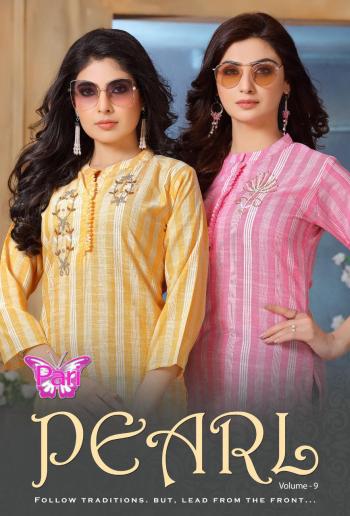 pari pearl vol 9 rayon regular wear kurtis wholesaler