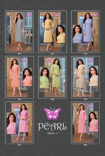 pari pearl vol 9 rayon regular wear kurtis wholesaler