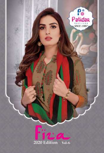 Patidar Mills Fiza vol 6 Cotton punjabi Dress wholesale Price