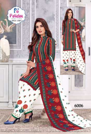 Patidar Mills Fiza vol 6 Cotton punjabi Dress wholesale Price