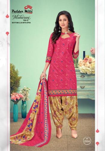 Patidar mills Maharani vol 2 Cotton Punjabi Dress