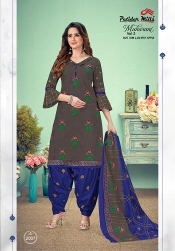 Patidar mills Maharani vol 2 Cotton Punjabi Dress