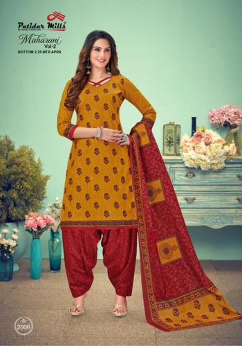 Patidar mills Maharani vol 2 Cotton Punjabi Dress