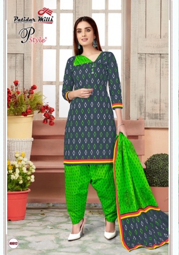 patidar Mills Pstyle vol 40 Cotton punjabi dress wholesale price