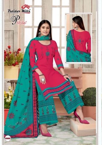 patidar Mills Pstyle vol 40 Cotton punjabi dress wholesale price