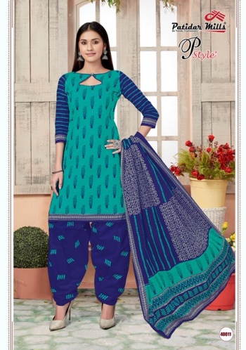 patidar Mills Pstyle vol 40 Cotton punjabi dress wholesale price