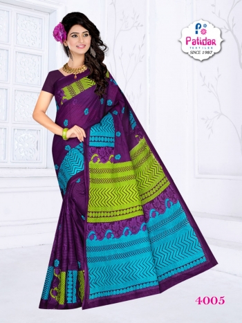 patidar textile new Season Special vol 4 Cotton Saree