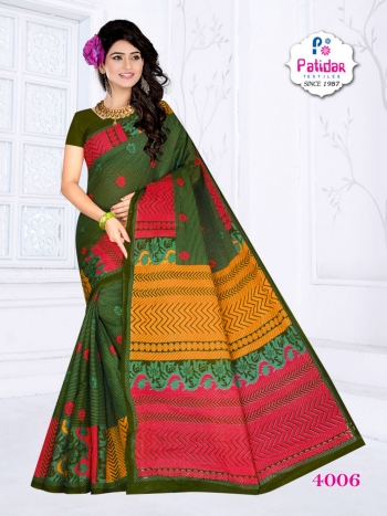 patidar textile new Season Special vol 4 Cotton Saree