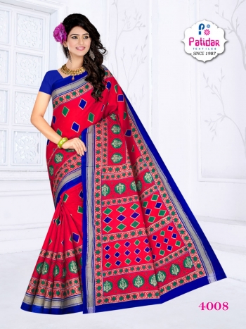 patidar textile new Season Special vol 4 Cotton Saree