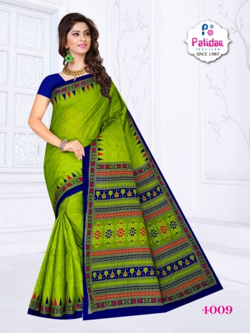 patidar textile new Season Special vol 4 Cotton Saree