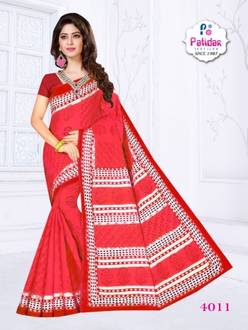 patidar textile new Season Special vol 4 Cotton Saree