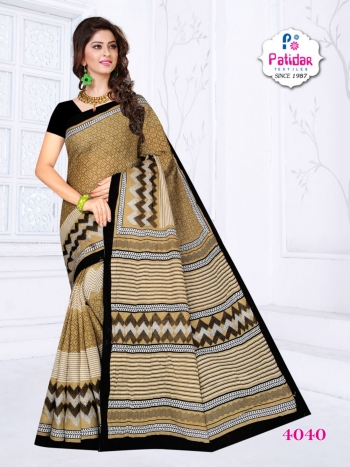 patidar textile new Season Special vol 4 Cotton Saree