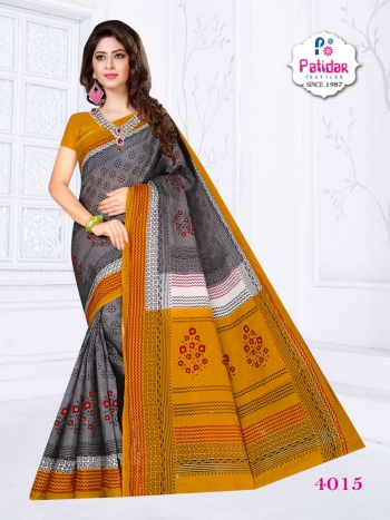 patidar textile new Season Special vol 4 Cotton Saree