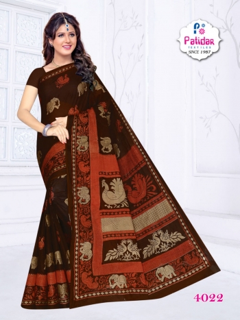 patidar textile new Season Special vol 4 Cotton Saree