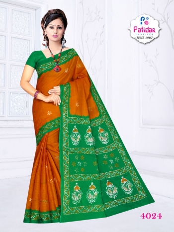 patidar textile new Season Special vol 4 Cotton Saree