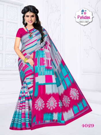 patidar textile new Season Special vol 4 Cotton Saree