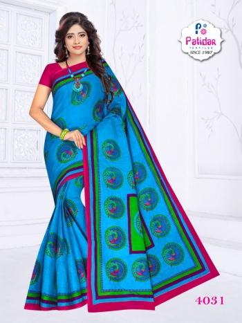 patidar textile new Season Special vol 4 Cotton Saree