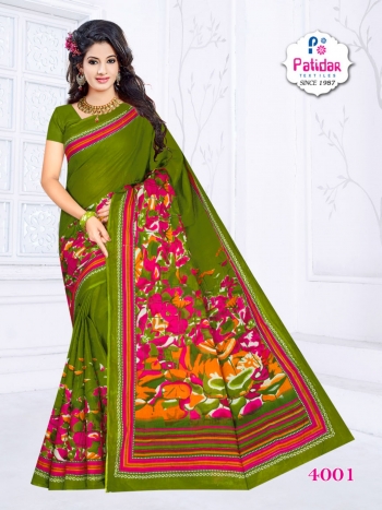 patidar textile new Season Special vol 4 Cotton Saree