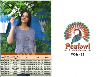 Peafowl vol 72 Rayon western tops wholesalerPeafowl vol 72 Rayon western tops wholesaler