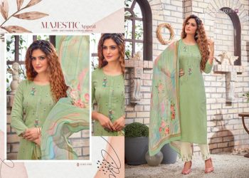 Pink Mirror Cherish Viscose Readymade Suits Catalog