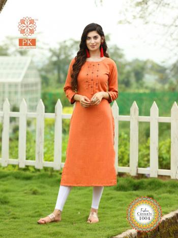 PK Fashion Casual vol 1 Rayon Casual wear kurtis catalog