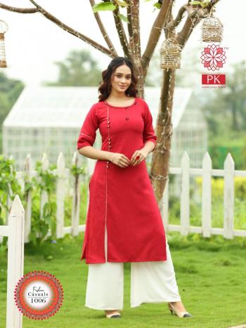 PK Fashion Casual vol 1 Rayon Casual wear kurtis catalog