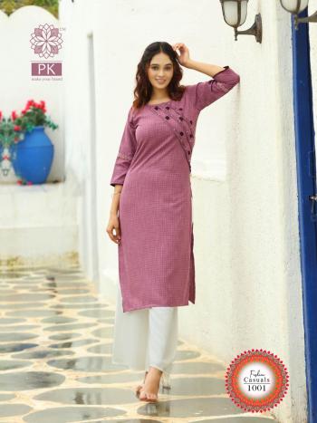 PK Fashion Casual vol 1 Rayon Casual wear kurtis catalog