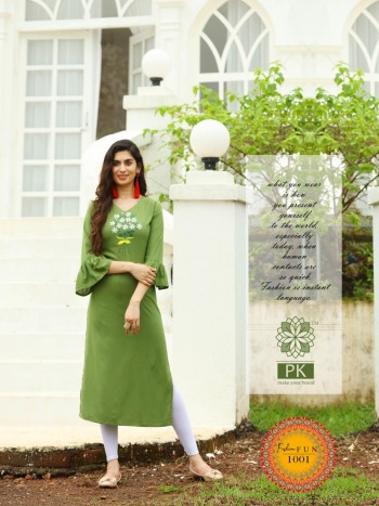 PK Fashion Fun vol 1 Casual wear kurtis wholesaler