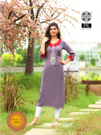 PK Fashion Fun vol 1 Casual wear kurtis wholesaler