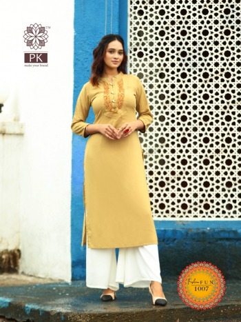 PK Fashion Fun vol 1 Casual wear kurtis wholesaler