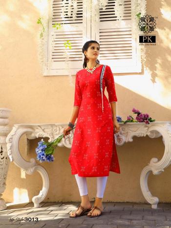 PK Lifestyle vol 3 Rayon kurtis catalog wholesaler