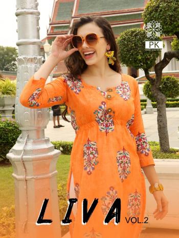 pk liva vol 2 daily wear kurtis wholesaler