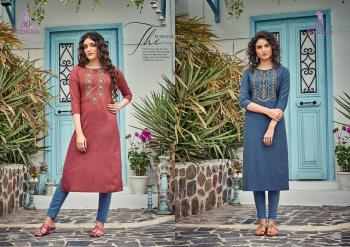 Poonam Designer Bijiliji vol 2 Casual wear kurtis wholesaler