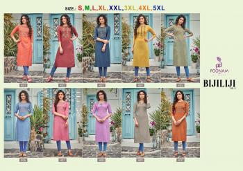 Poonam Designer Bijiliji vol 2 Casual wear kurtis wholesaler