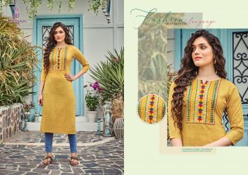 Poonam Designer Bijiliji vol 2 Casual wear kurtis wholesaler