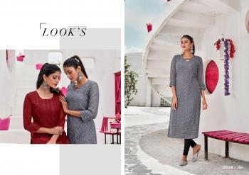 Poonam Designer Chikankari Sequence work kurtis wholesaler