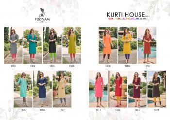 Poonam kurtis House vol 1 Soft Cotton kurtis wholesaler