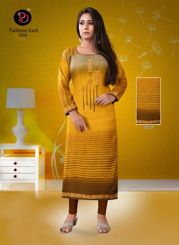 Poorvi Designer pashmina vol 2 Woollen kurtis catalog