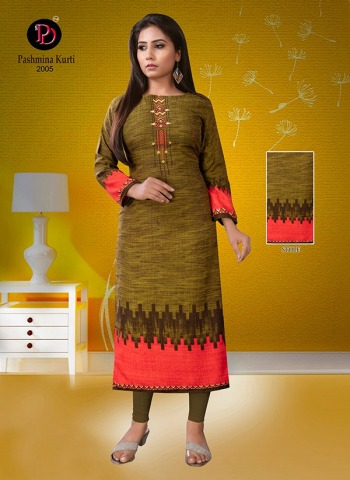 Poorvi Designer pashmina vol 2 Woollen kurtis catalog